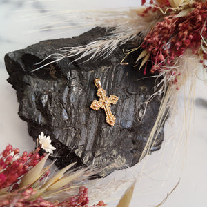 Gold Plated Cross Pendant